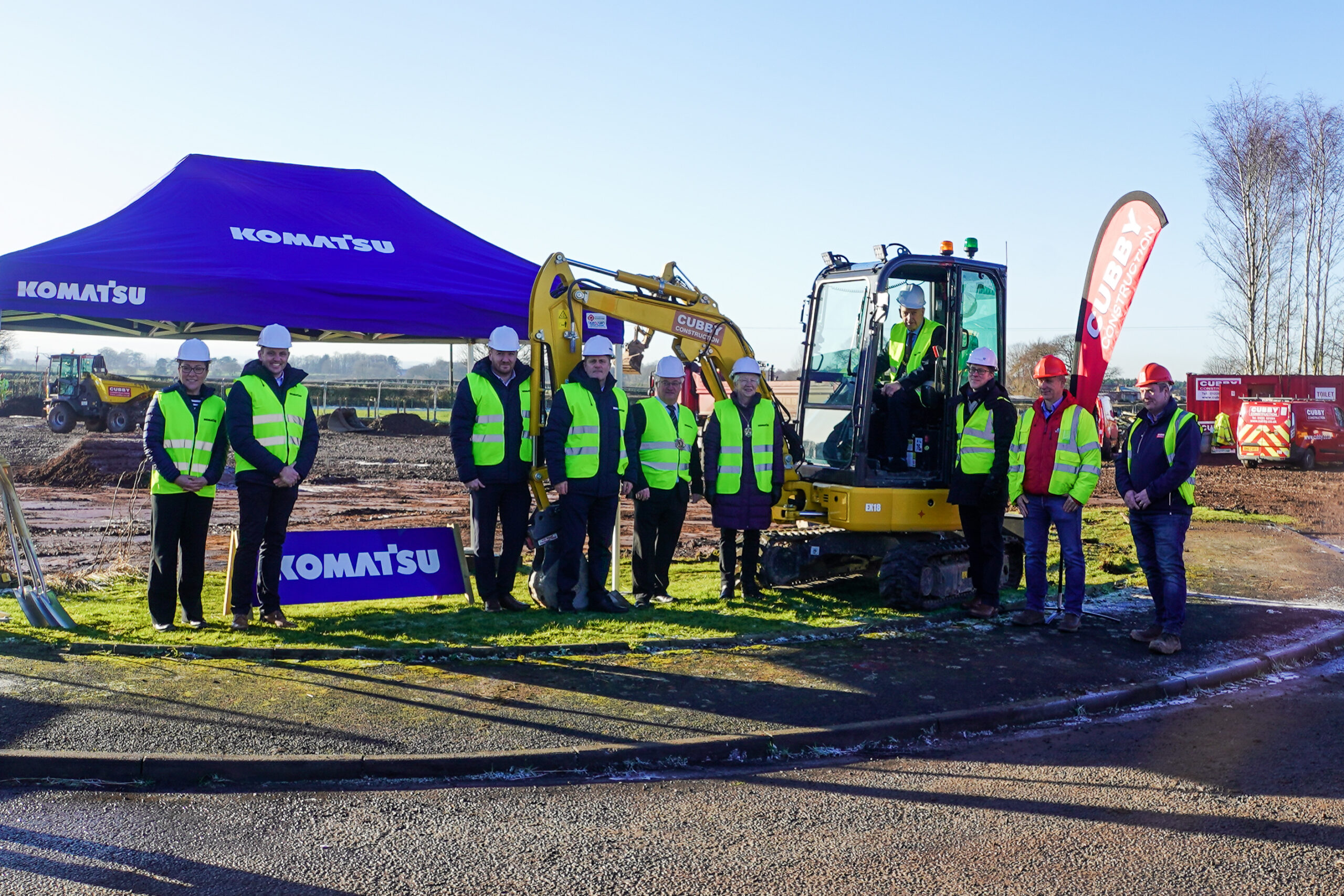 Komatsu Forestry UK Breaking-Ground