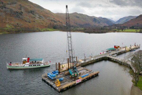 Glenridding Pier crane 2