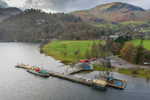 Glenridding Pier crane